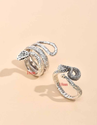 Replica Easy Match Two Piece Snake Shape Ring Set For Women #792545 $7.50 USD for Wholesale