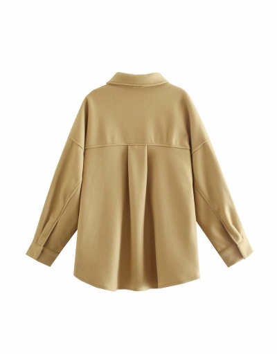 Replica Casual Pure Long Sleeve Oversized Coat Long Sleeve For Women #792568 $70.20 USD for Wholesale