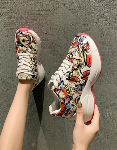 Colorful Print Exercise Running Shoes For Women #792590 $80.00 USD, Wholesale Fashion Sneaker