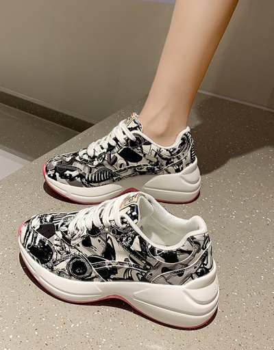 Replica Colorful Print Exercise Running Shoes For Women #792590 $80.00 USD for Wholesale