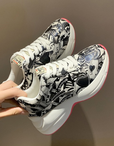 Replica Colorful Print Exercise Running Shoes For Women #792590 $80.00 USD for Wholesale