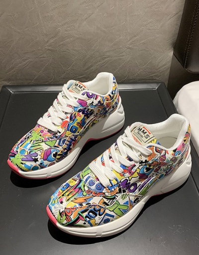 Replica Colorful Print Exercise Running Shoes For Women #792590 $80.00 USD for Wholesale