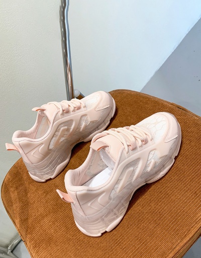 Replica New Arrival Transparent Casual Chunky Soles Sneakers For Women #792592 $51.14 USD for Wholesale