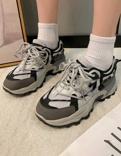 Replica New Contrast Color Korean Style Sneakers Shoes For Women #792602 $44.20 USD for Wholesale