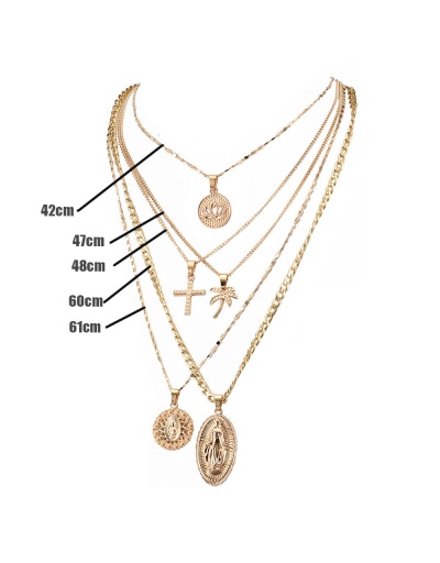 Replica Fashion Solid Color Pendants Necklaces For Women #792619 $12.50 USD for Wholesale