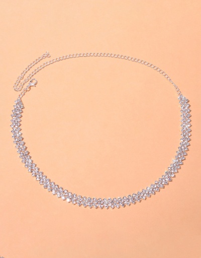 Replica Best-Selling Diamond Patchwork Chain Necklace For Women #792621 $16.20 USD for Wholesale