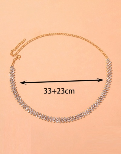 Replica Best-Selling Diamond Patchwork Chain Necklace For Women #792621 $16.20 USD for Wholesale