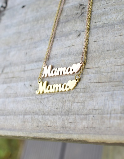 Graceful Golden Letter Necklaces For Women #792623 $9.18 USD, Wholesale Fashion Necklaces