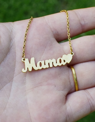 Replica Graceful Golden Letter Necklaces For Women #792623 $9.18 USD for Wholesale