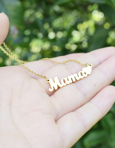 Replica Graceful Golden Letter Necklaces For Women #792623 $9.18 USD for Wholesale