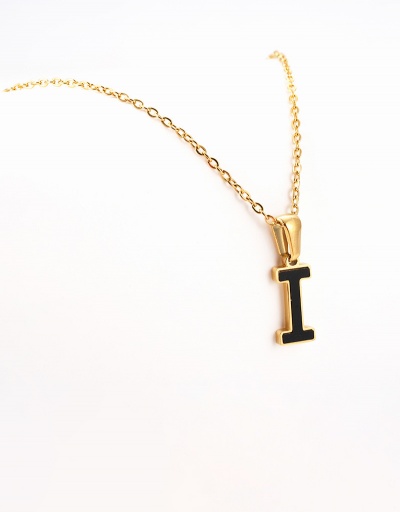 Replica Leisure Letter Pendant Chain Necklace For Women #792628 $12.74 USD for Wholesale