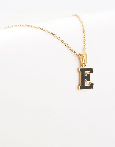 Replica Leisure Letter Pendant Chain Necklace For Women #792628 $12.74 USD for Wholesale