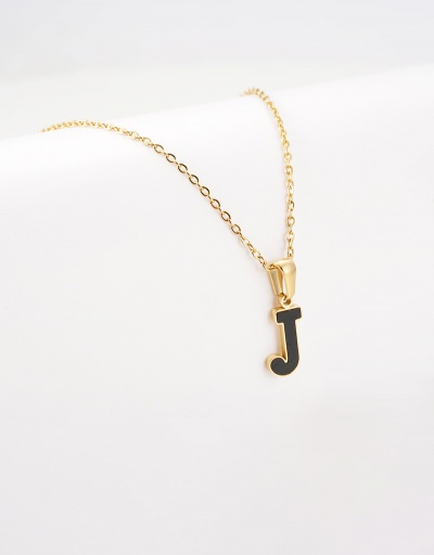 Replica Leisure Letter Pendant Chain Necklace For Women #792628 $12.74 USD for Wholesale