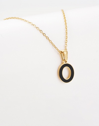 Replica Leisure Letter Pendant Chain Necklace For Women #792628 $12.74 USD for Wholesale