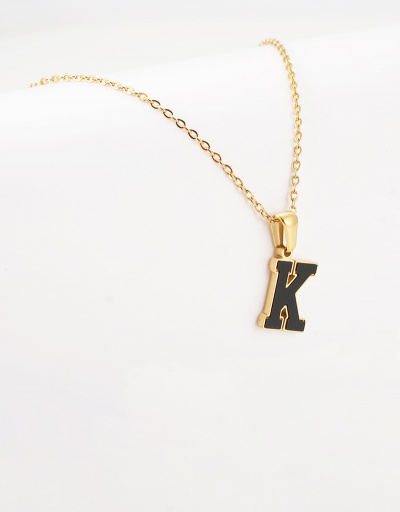 Replica Leisure Letter Pendant Chain Necklace For Women #792628 $12.74 USD for Wholesale