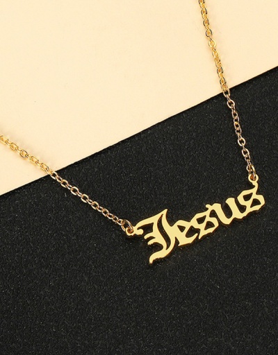 Fashion Letter Pendant Necklace Casual For Women #792631 $8.88 USD, Wholesale Fashion Necklaces