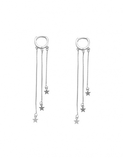 Korean Temperament Star Tassel Earring For Women #792642 $10.00 USD, Wholesale Fashion Earrings