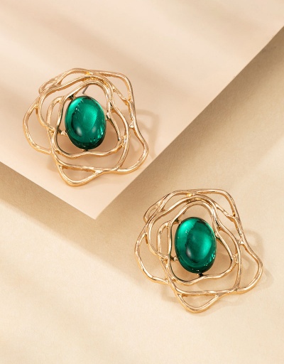 Chic Creative Design Green Earring For Ladies For Unisex #792645 $6.94 USD, Wholesale Fashion Earrings