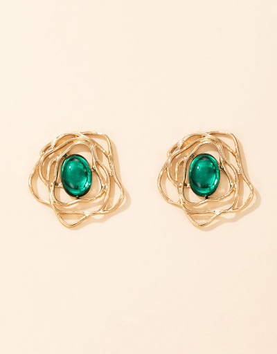 Replica Chic Creative Design Green Earring For Ladies For Unisex #792645 $6.94 USD for Wholesale