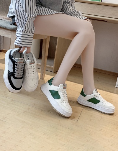 Replica New Wedge Contrast Color Sneakers Shoes For Women #792647 $35.48 USD for Wholesale