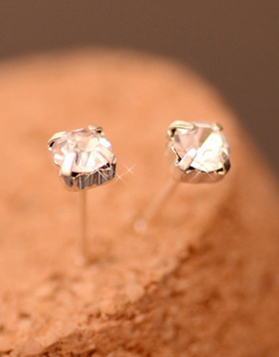 Replica Classic Rhinestone Stud Earrings For Women #792649 $0.92 USD for Wholesale