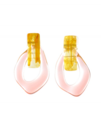 Replica Risen Geometry Shape Irregular Stylish Earrings For Women #792653 $10.40 USD for Wholesale