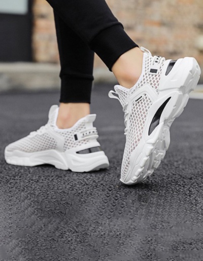 Replica Breathable Gauze Summer Hollow Out Sneakers For Unisex #792655 $43.34 USD for Wholesale