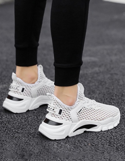 Replica Breathable Gauze Summer Hollow Out Sneakers For Unisex #792655 $43.34 USD for Wholesale