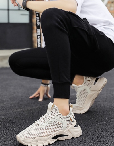 Replica Breathable Gauze Summer Hollow Out Sneakers For Unisex #792655 $43.34 USD for Wholesale