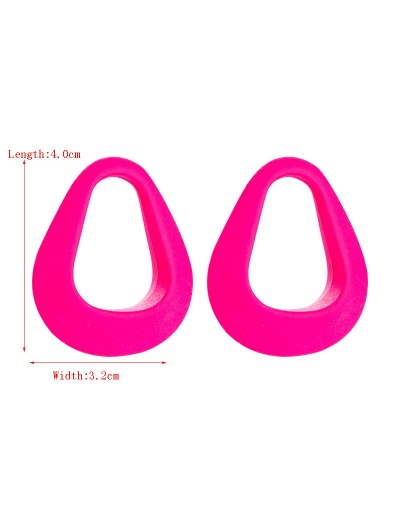 Replica Fashion Chic Solid Geometric Earring For Women #792659 $8.84 USD for Wholesale