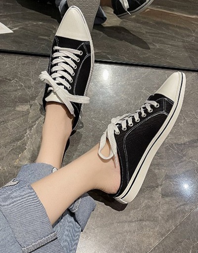 Sporty Lace Up Summer Sharp Toe Sneaker Sneakers For Women #792664 $44.80 USD, Wholesale Fashion Sneaker