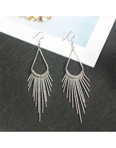 Replica Euro Metal Tassels Fashion Earring For Women #792666 $4.34 USD for Wholesale