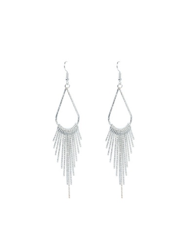 Replica Euro Metal Tassels Fashion Earring For Women #792666 $4.34 USD for Wholesale