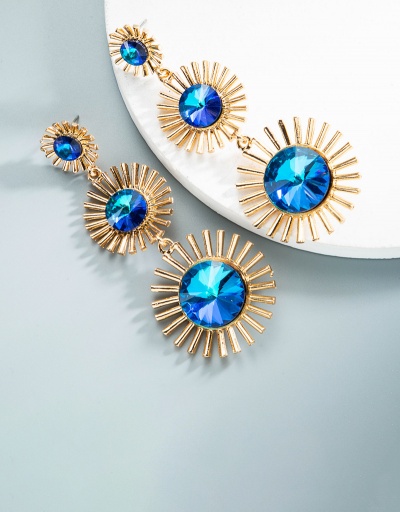 Replica Characteristic Vintage Round Shape Hollow Out Earring For Women #792669 $11.26 USD for Wholesale