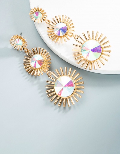 Replica Characteristic Vintage Round Shape Hollow Out Earring For Women #792669 $11.26 USD for Wholesale