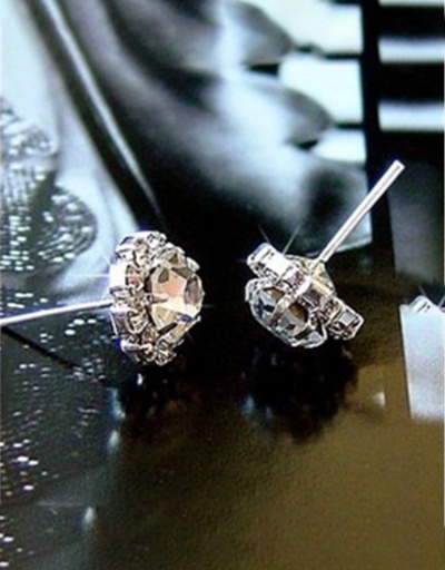 Replica Pretty Shinny Sun Flower Sweet Earring For Women #792672 $2.80 USD for Wholesale