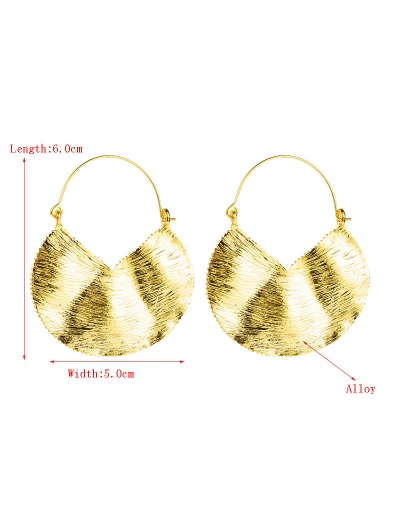 Replica Vintage Tie Dye Chic Ruched Earring For Women #792684 $8.32 USD for Wholesale