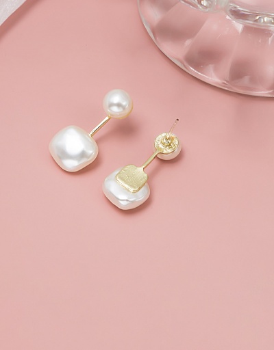 Replica Sweet Temperament Fashion Faux Pearl Earrings For Women #792685 $5.40 USD for Wholesale