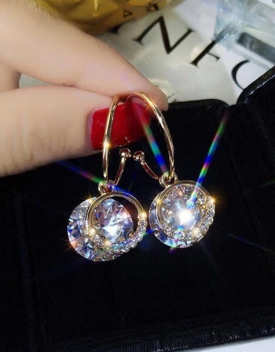 Easy Matching Shiny Rhinestone Earrings For Women #792689 $5.00 USD, Wholesale Fashion Earrings