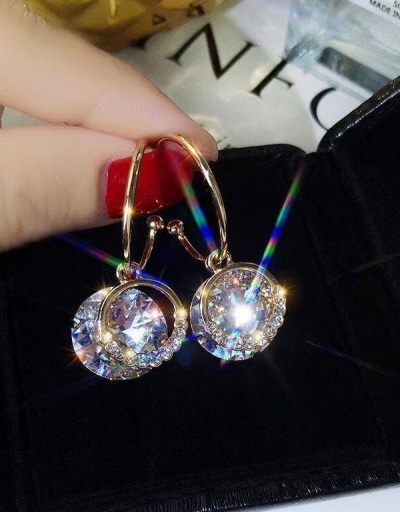 Replica Easy Matching Shiny Rhinestone Earrings For Women #792689 $5.00 USD for Wholesale