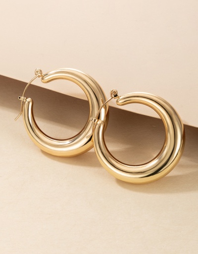 Replica New Simple C Shape Circle Earring For Women #792690 $7.28 USD for Wholesale