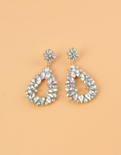 Colourful Rhinestone Business Fashion Earrings For Women #792692 $7.64 USD, Wholesale Fashion Earrings