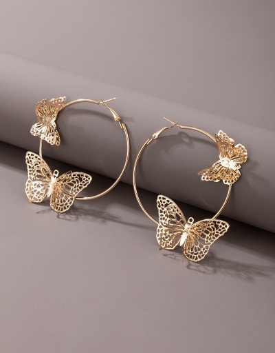 Gorgeous Butterfly Hollow Out Earring For Ladies For Women #792696 $8.40 USD, Wholesale Fashion Earrings