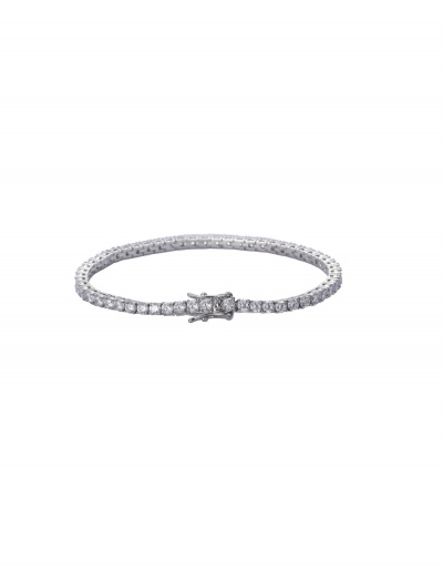 Replica Single Breasted Zircon 3mm7inch Bracelet For Unisex #792703 $123.94 USD for Wholesale