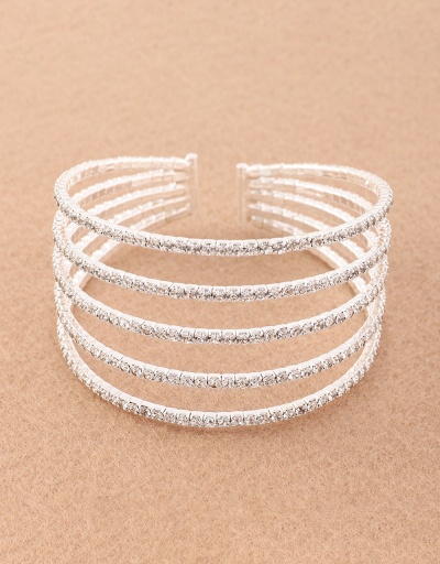 Replica Exaggerated Multiple Layer Rhinestone Bracelets For Women #792717 $15.86 USD for Wholesale