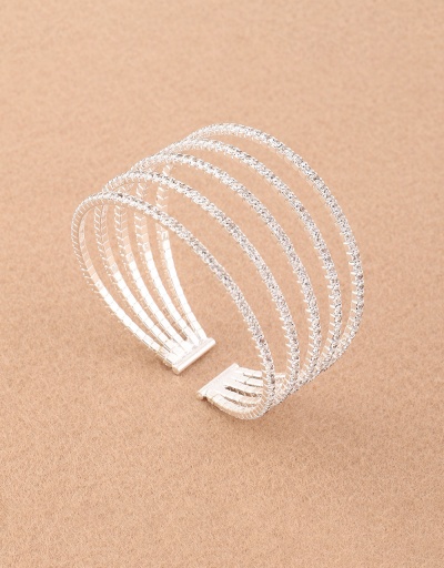 Replica Exaggerated Multiple Layer Rhinestone Bracelets For Women #792717 $15.86 USD for Wholesale