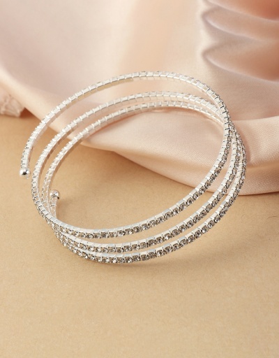 Replica Temperament Easy Match Twist Rhinestone Bracelets For Women #792719 $12.40 USD for Wholesale