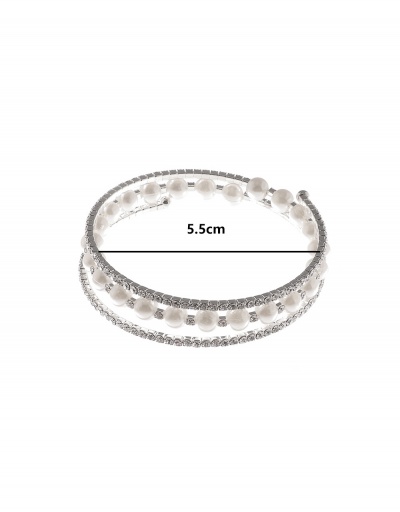 Replica Adorable Pretty Rhinestone Faux-Pearl Bracelet For Women #792720 $10.58 USD for Wholesale