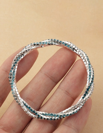 Replica Creative Twist Rhinestone Chic Bracelet For Women #792721 $10.18 USD for Wholesale