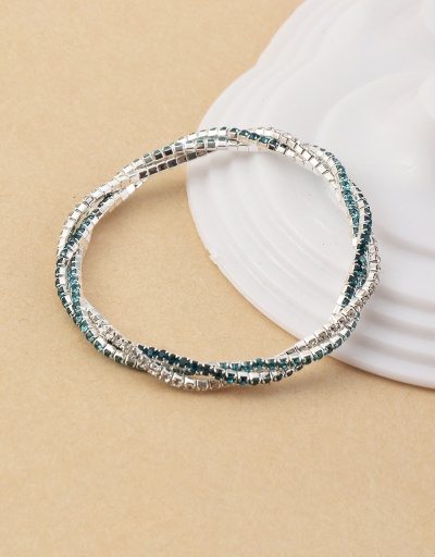 Replica Creative Twist Rhinestone Chic Bracelet For Women #792721 $10.18 USD for Wholesale